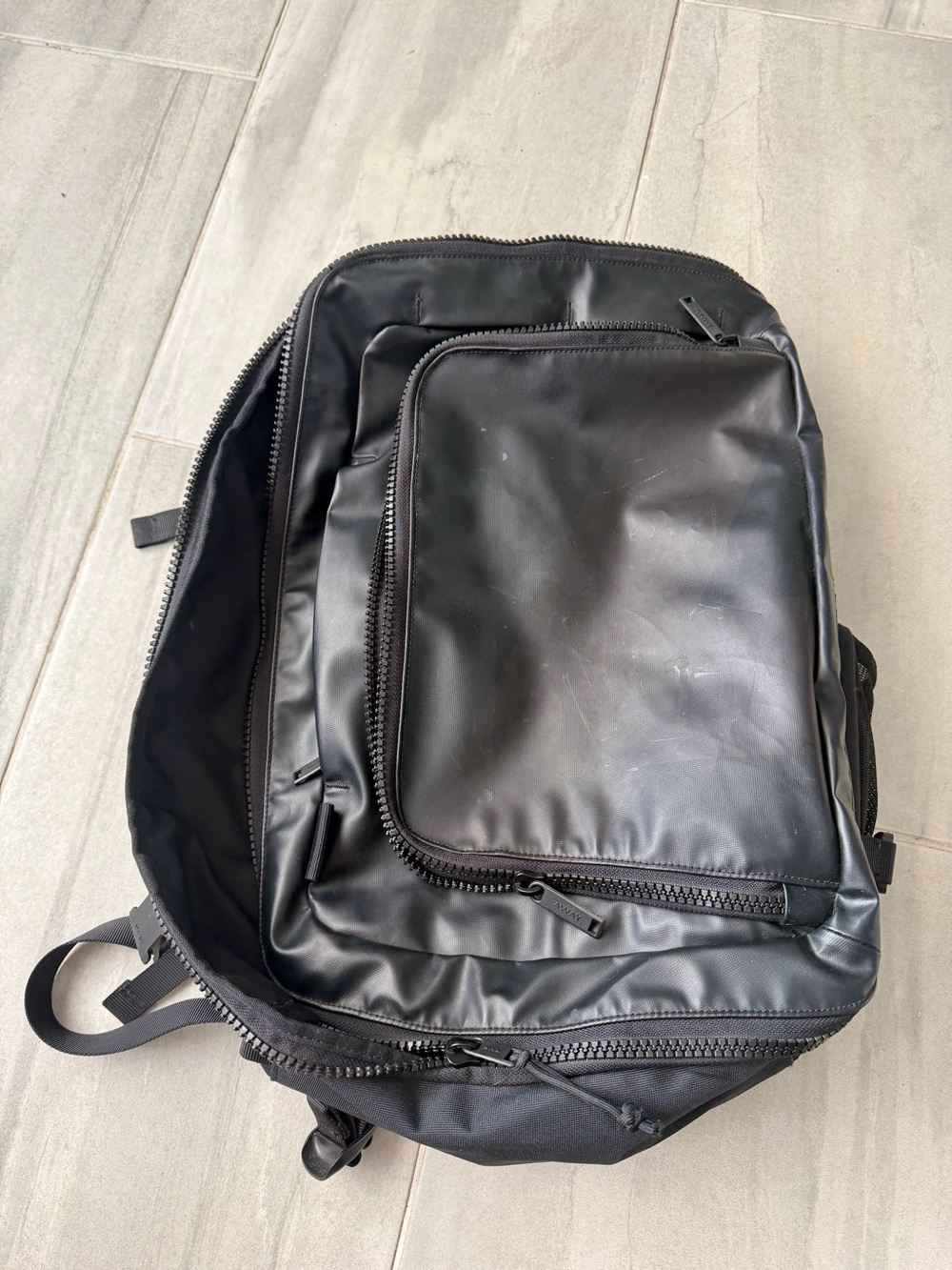 Away Black Backpack/Duffle